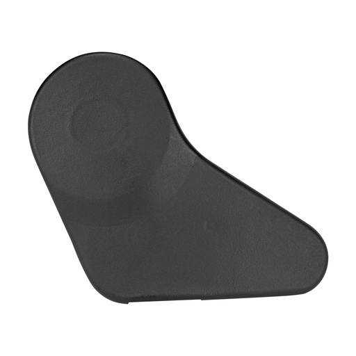 [108286] MANIJA INTERIOR VW POINTER PICK UP 97-05 98-05  ASIENTO COPILOTO SIN HOYO PARA PERILLA 1 PIEZA CORRUGADA NEGRA PLASTICO TAPA LATERAL PARA ASIENTO GENERICA Derecho Delantera  