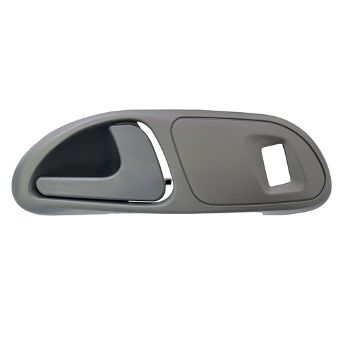 [012-3115-34] MANIJA INTERIOR VW POINTER 00-05  CON HOYO PARA CRISTAL CON BISEL GRIS PLASTICO HUSHAN Derecho Trasera  