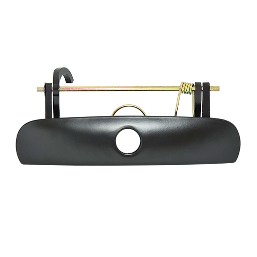 [012-3116-00] MANIJA EXTERIOR VW POLO 5P HATCHBACK 03-07  CON HOYO PARA LLAVE 5TA PUERTA LISA NEGRO ZINC HUSHAN    