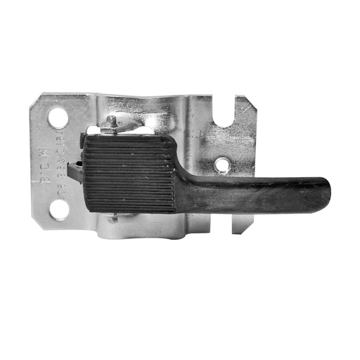 [012-3117-04] MANIJA INTERIOR VW SEDAN 71-03  CON BASE CORRUGADA NEGRA PLASTICO Derecho Delantera  