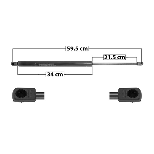 [004-3118-01] AMORTIGUADOR 5TA PUERTA VW SHARAN 95-00  59.5 34 21.5 ENTRADA TIPO 9 ENTRADA 2 TIPO 9 770 173.1 78.52 830 186.59 84.64 MANIJAUTO 6293 Derecho/Izquierdo   
