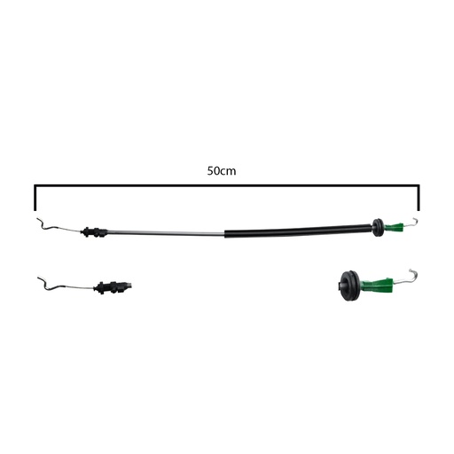 [108222] CHICOTE CERRADURA VW TIGUAN 09-17  50 CM GENERICA Derecho/Izquierdo Delantera  
