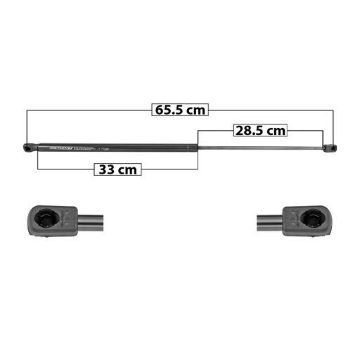 [51067] AMORTIGUADOR COFRE VW TOUAREG 11-17  65.5 33 28.5 ENTRADA TIPO 9 ENTRADA 2 TIPO 9 350 78.68 35.69 290 65.19 29.57 SPART 5658 Derecho/Izquierdo   