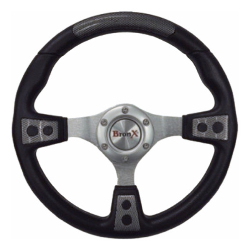 [VOL005] VOLANTE DEPORTIVO TIPO FIBRA DE CARBONO BRONX