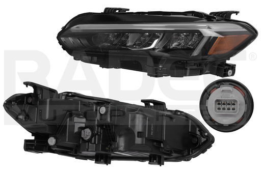 [019-1302-71] FARO HD CIVIC I STYLE 22-24 4 PUERTAS C/LEDS DEPO IZQ