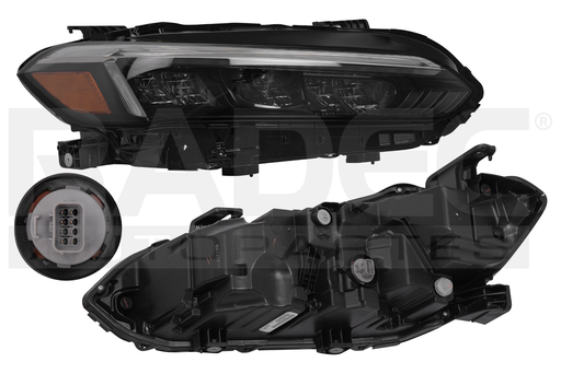 [019-1302-72] FARO HD CIVIC SPORT/TOURING 22-24 4 PUERTAS C/LEDS DEPO DER