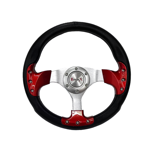 [VO030A] VOLANTE DEPORTIVO ROJO BRONX