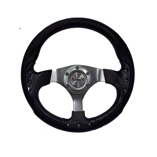 [VO038A] VOLANTE DEPORTIVO TIPO FIBRA DE CARBONO BRONX