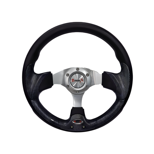 [VO050A] VOLANTE DEPORTIVO TIPO FIBRA DE CARBONO BRONX