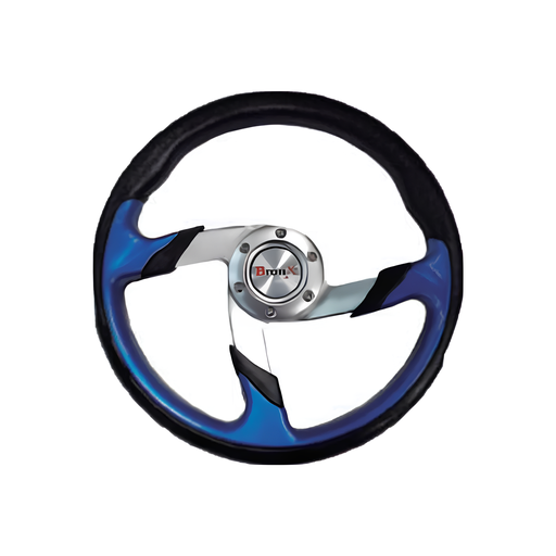 [VO058A] VOLANTE DEPORTIVO NEGRO/AZUL BRONX