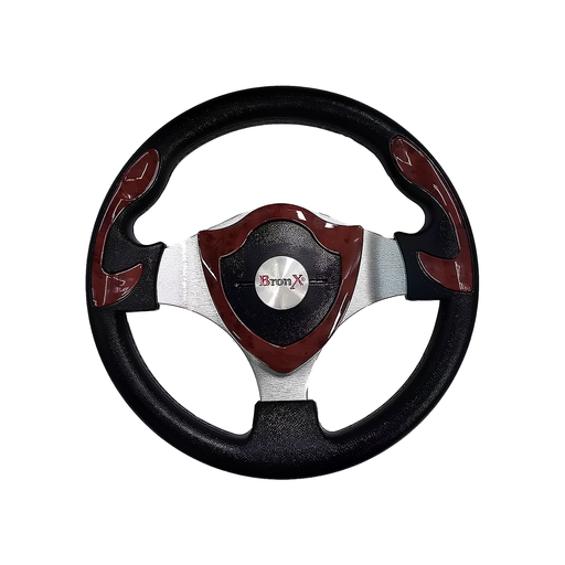 [VO070A] VOLANTE DEPORTIVO MADERA/NEGRO BRONX