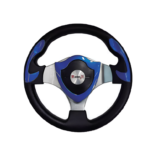 [VO071A] VOLANTE DEPORTIVO AZUL/NEGRO BRONX