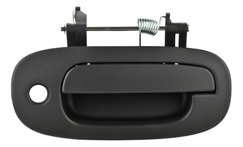 [012-0907-12] MANIJA EXTERIOR DG DAKOTA 97-99  CON HOYO PARA LLAVE NEGRA PLASTICO HUSHAN Derecho Delantera  