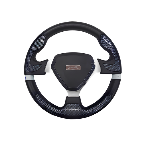 [VO091A] VOLANTE DEPORTIVO VINIL FIBRA DE CARBON BRONX