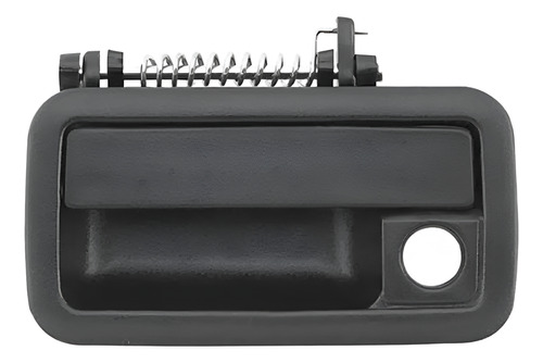 [012-0907-15] MANIJA EXTERIOR DG DAKOTA 91-96  CON HOYO PARA LLAVE NEGRA PLASTICO HUSHAN Izquierdo Delantera  