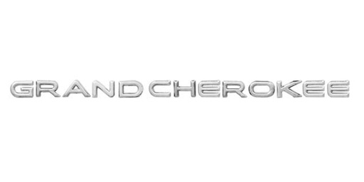 [EMB-1114-01] EMBLEMA LETRAS GRAND CHEROKEE CROMO