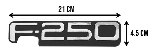 [EMB-1127-01] EMBLEMA LETRAS F-250 97-01 CROMO