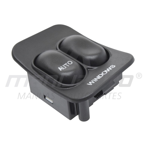 [184-70393] CONTROL ELECTRICO FD RANGER 95-04 MZ B2000/B2200 98-04 DE ELEVADOR 6 PINS 2 TECLAS NEGRO 12VCC MJ