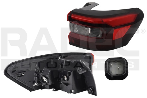 [017-3032-00] CALAVERA EXTERIOR TY RAIZE 22-23 S/FOCO C/LEDS DEPO DER