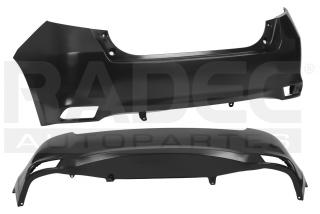 [203-3018-26] FASCIA TRASERA TY YARIS 17 P/PINTAR S L4 4 CILINDROS 1.5L 5 PUERTAS
