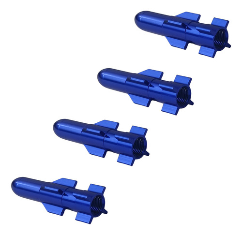 [TAPV025] TAPON DE VALVULA COHETE LARGO 5CM AZUL