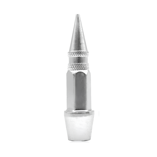 [TAPV035] TAPON DE VALVULA BALA RIFLE CORTO 45MM PLATA