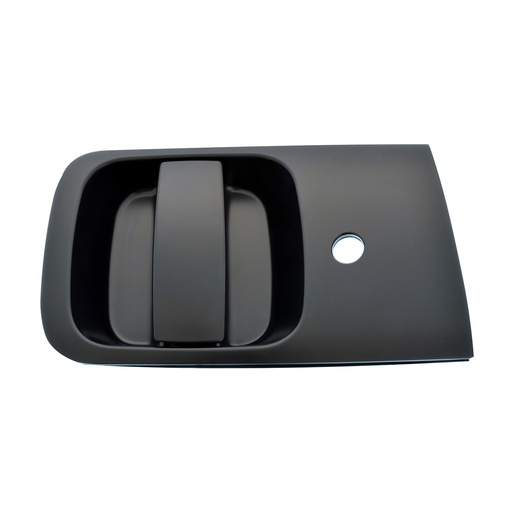 [012-0910-20] MANIJA EXTERIOR DG H100 VAN 11-18  HY STAREX 11-20  CON HOYO PARA LLAVE LISA NEGRA PLASTICO HUSHAN Derecho  Puerta corrediza 