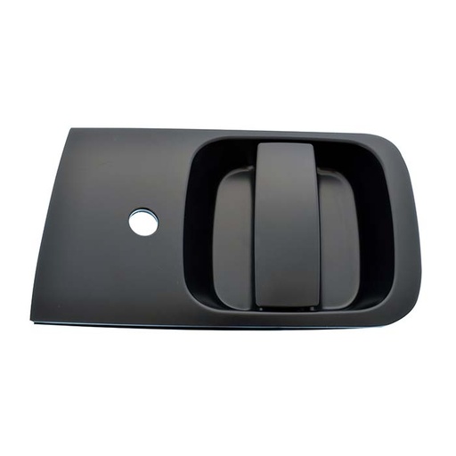 [012-0910-21] MANIJA EXTERIOR DG H100 VAN 11-18  HY STAREX 11-20  CON HOYO PARA LLAVE LISA NEGRA PLASTICO HUSHAN Izquierdo  Puerta corrediza 