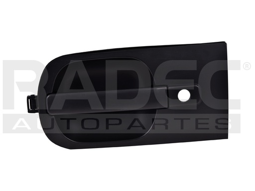 [012-0910-23] MANIJA EXTERIOR DG H100 VAN 11-18  HY STAREX 11-20  CON HOYO PARA LLAVE LISA NEGRA PLASTICO HUSHAN Izquierdo Delantera  