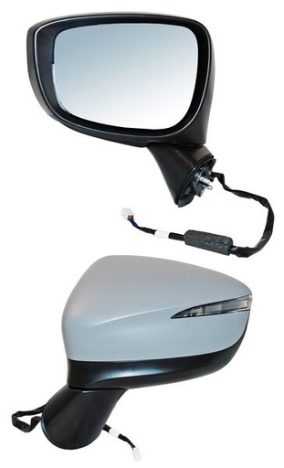 [ELMC516EL1] ESPEJO MAZDA CX5 15-18 ELECT C/DESEMP C/DIRECC AUTOABATIBLE P/PINT 8 PINES IZQ