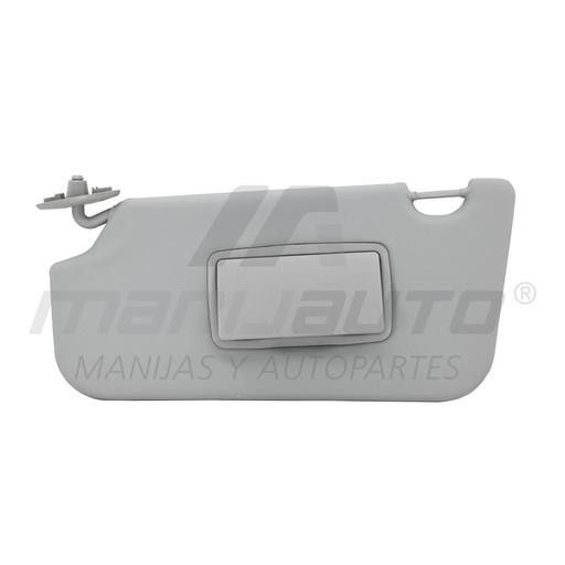 [108791] VISERA FD ECOSPORT 04-12/FIESTA 03-10 1 PIEZA CON ESPEJO SIN LUZ GRIS HUMO VINIPIEL BRA GENERICA TIPO ORIGINAL Izquierdo Delantera