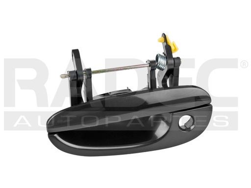 [012-0912-21] MANIJA EXTERIOR DG NEON 95-99  CON HOYO PARA LLAVE LISA PARA PINTAR NEGRA PLASTICO HUSHAN Izquierdo Delantera  