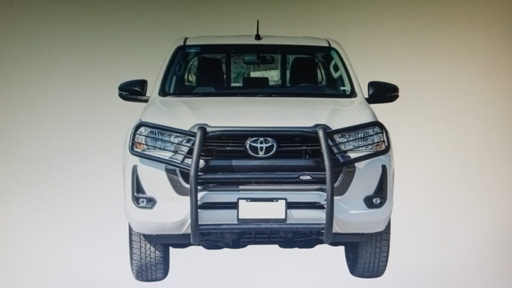[T1TPHL21] BURRERA TRAINER TY HILUX 21-24 NEGRA (FRENTE NUEVO)