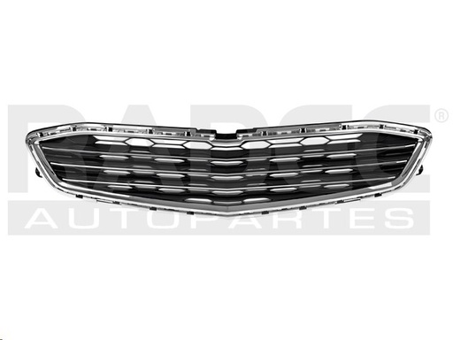 [003-0630-11] REJILLA FASCIA DELANTERA CV MALIBU 16-18 F/CROMADO CENTRAL