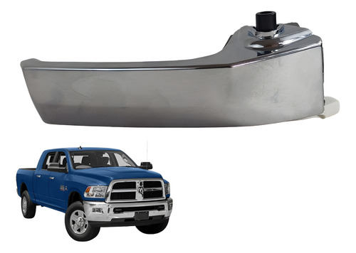 [012-0916-24] MANIJA INTERIOR DG RAM 1500/2500/3500 09-18  CROMO PLASTICO HUSHAN Derecho Delantera/Trasera  
