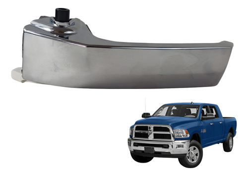 [012-0916-25] MANIJA INTERIOR DG RAM 1500/2500/3500 09-18  CROMO PLASTICO HUSHAN Izquierdo Delantera/Trasera  