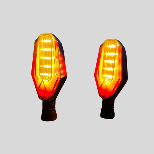 [D-128A-YR] DIRECCIONAL AZUL LED AMARILLO/ROJO 12V