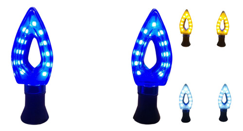 [D-139A-A] DIRECCIONAL AZUL LED AZUL 12V