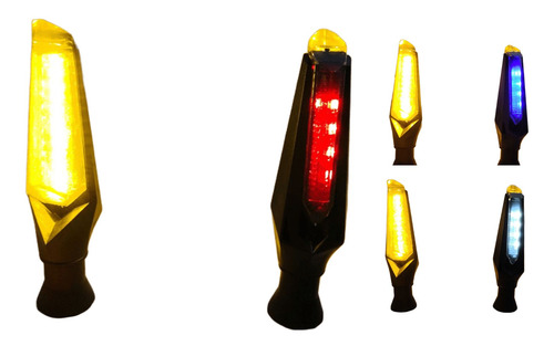 [ENDIR-3213-0602] DIRECCIONAL BI-COLOR 12V 3 CABLES ROJO-AMARILLA