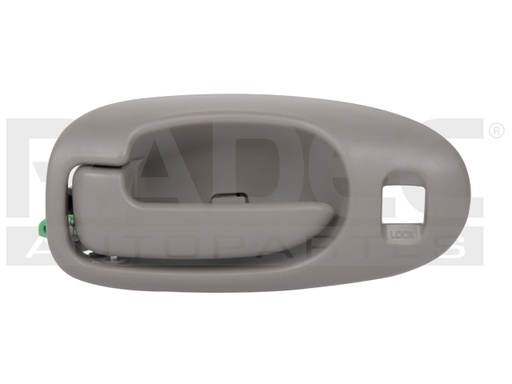 [012-0918-01] MANIJA INTERIOR DG STRATUS 4P SEDAN  CR SEBRING 4P SEDAN 01-06  CON HOYO PARA SEGURO GRIS OBSCURO PLASTICO HUSHAN Izquierdo Delantera  