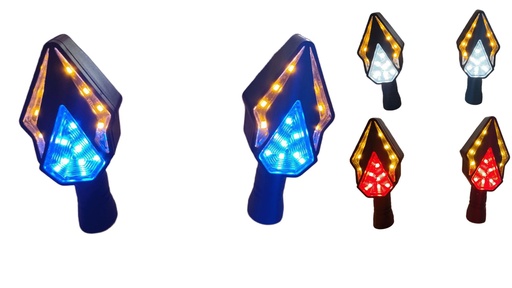 [ENDIR-3213-1022A] DIRECCIONAL LEDS BI-COLOR RUNNING IR1022 AMARILLO/AZUL