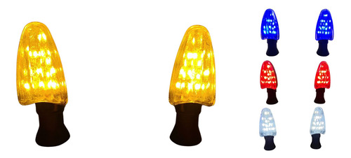 [EN-NEW-012A] DIRECCIONAL NEGRO LED AMARILLO 12V
