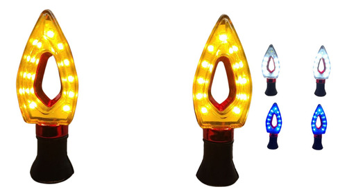 [D-139R-Y] DIRECCIONAL ROJO LED AMARILLO 12V