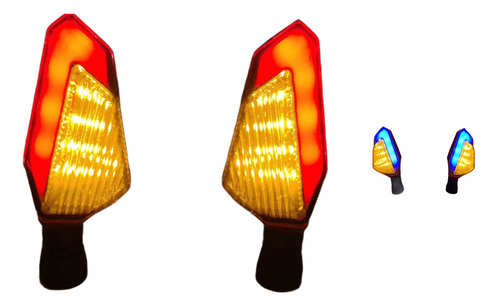 [D-156R-YR] DIRECCIONAL ROJO LED AMARILLO/ROJO 12V