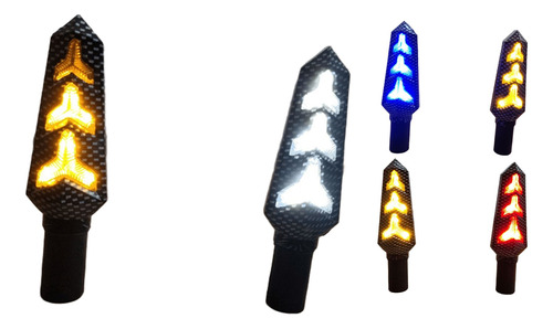 [D-150S-YB] DIRECCIONAL SERPIENTE LED   AMARILLO/BLANCO  12V