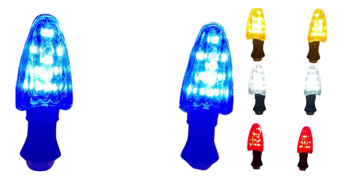 [EN-NEW-012S-AZ] DIRECCIONAL SERPIENTE LED AZUL 12V