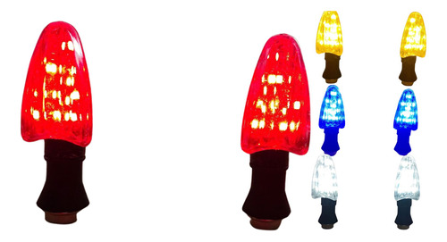 [EN-NEW-012S-R] DIRECCIONAL SERPIENTE LED ROJO 12V