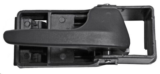 [012-1207-03] MANIJA INTERIOR FD ECONOLINE 92-14  NEGRO PLASTICO HUSHAN Izquierdo Delantera  