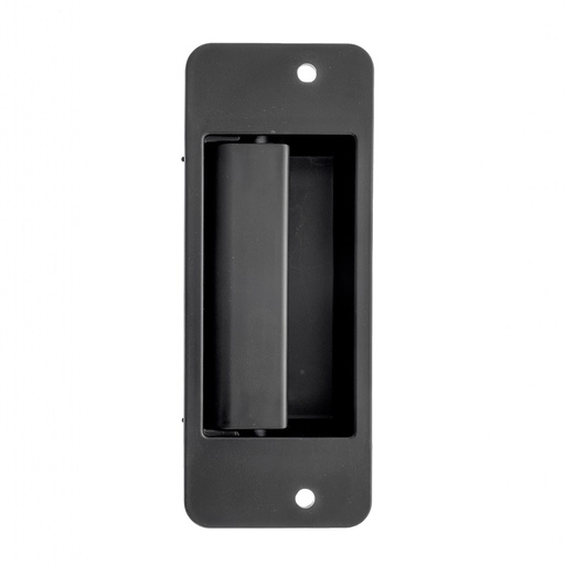 [012-1207-11] MANIJA EXTERIOR FD ECONOLINE 08-14  5TA PUERTA ABATIBLE IZQUIERDA CORRUGADA NEGRA PLASTICO HUSHAN Derecho Trasera Puerta lateral abatible 