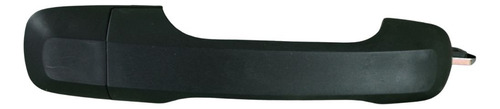 [012-1208-00] MANIJA EXTERIOR FORD ECOSPORT 04-12  SIN HOYO PARA LLAVE 5TA PUERTA CORRUGADA NEGRO PLASTICO HUSHAN